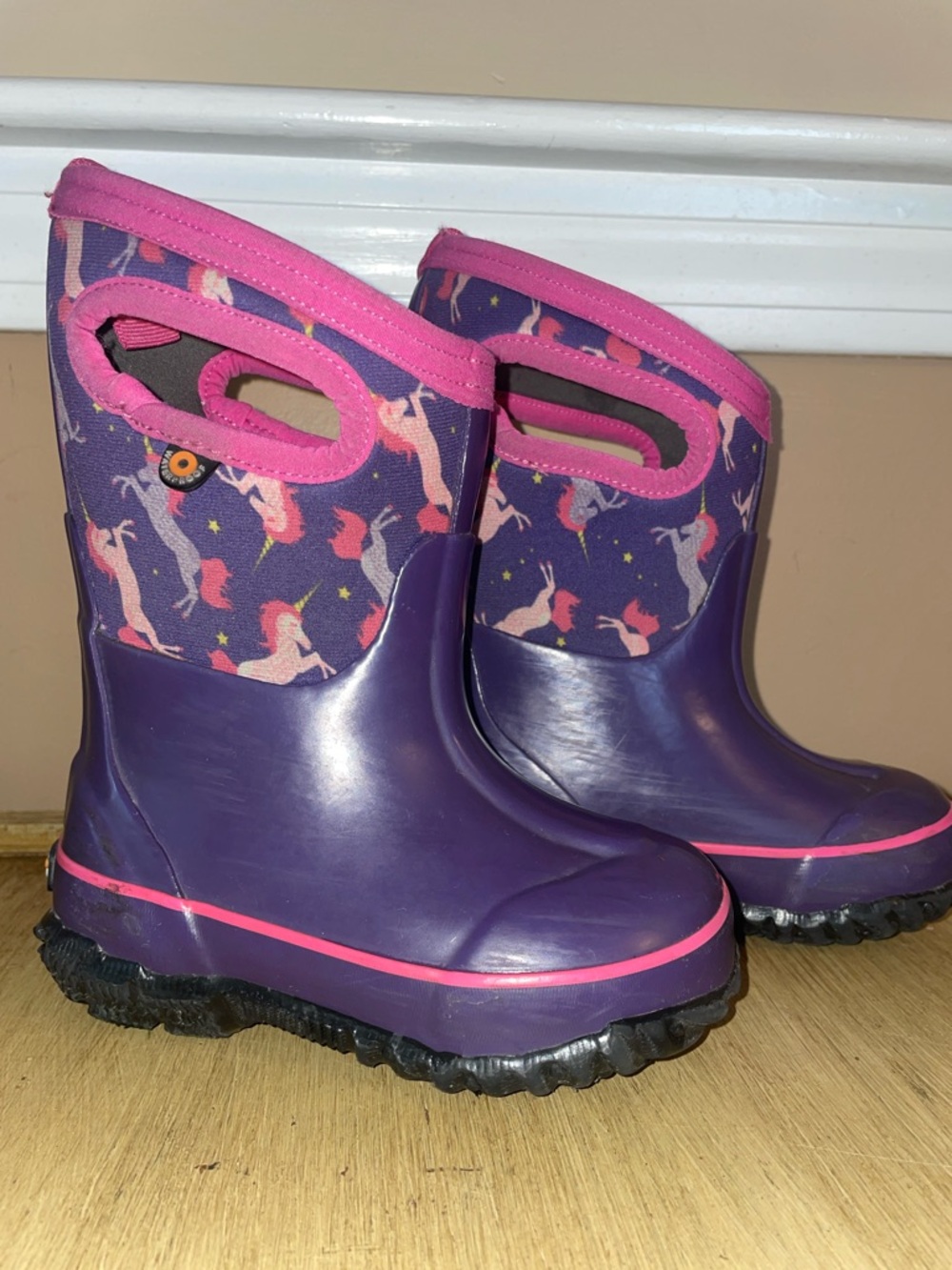 Bogs Kids' Baby Classic Unicorns Boot Purple Size 7